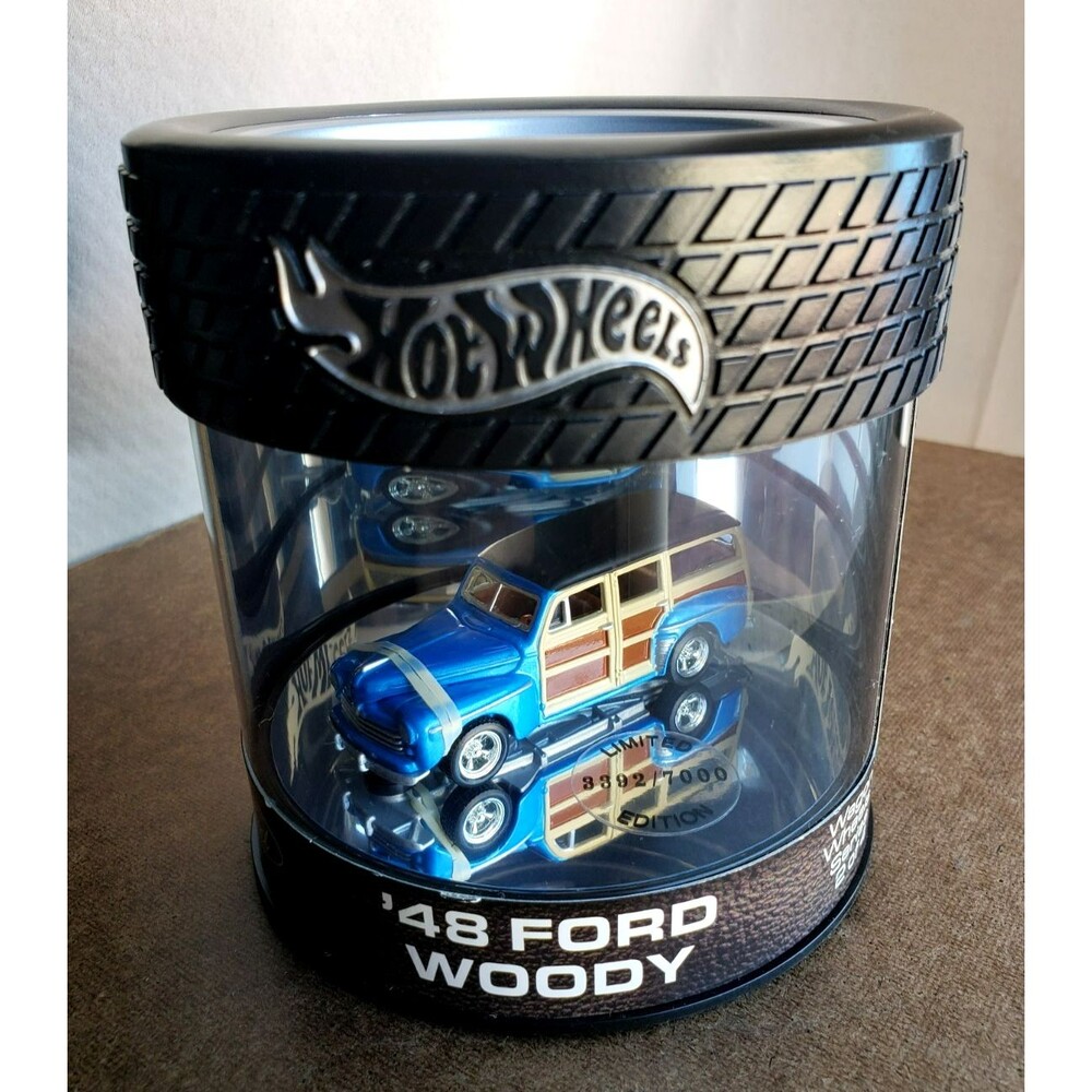 2005 SHOWCASE HOT WHEELS: WAGON WHEELS SERIES #2/4 '48 FORD WOODY Metallic Blue - Picture 3 of 16